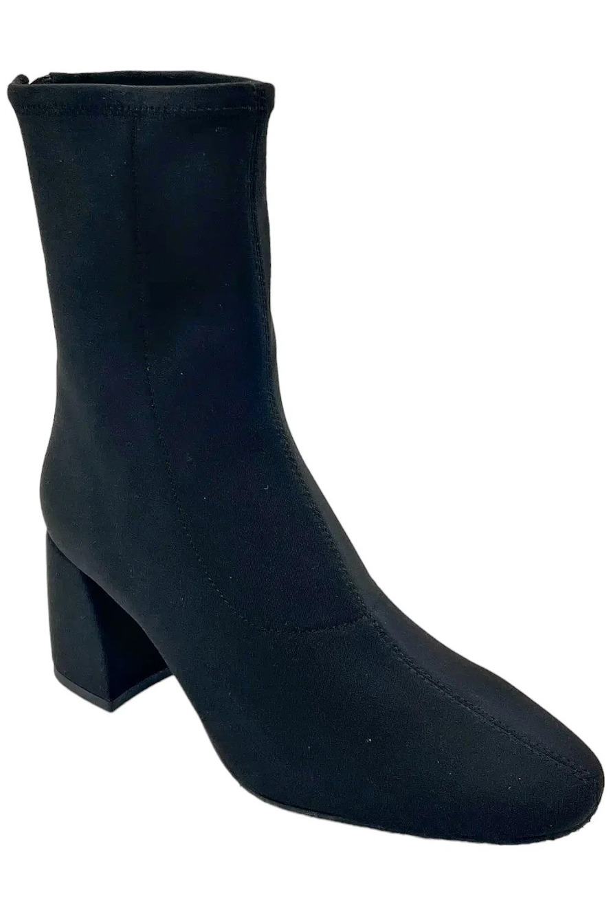 Donald Pliner Womens Newton Ankle Boots Crepe Elastic Black - Medium